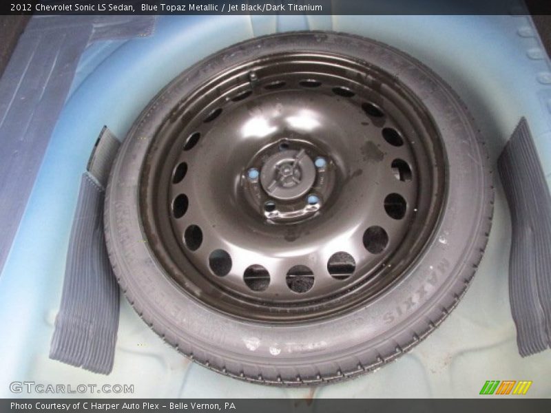 Blue Topaz Metallic / Jet Black/Dark Titanium 2012 Chevrolet Sonic LS Sedan