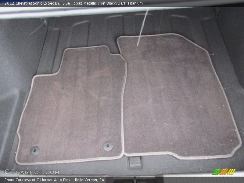 Blue Topaz Metallic / Jet Black/Dark Titanium 2012 Chevrolet Sonic LS Sedan