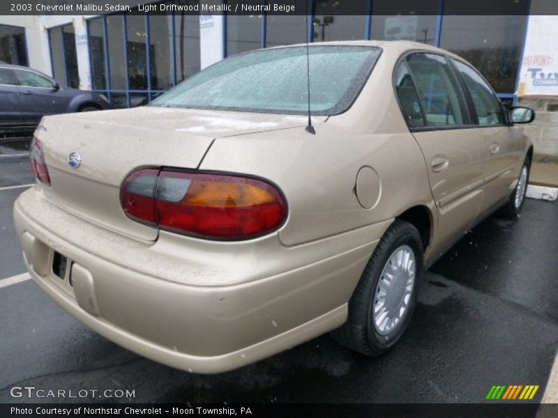 Light Driftwood Metallic / Neutral Beige 2003 Chevrolet Malibu Sedan