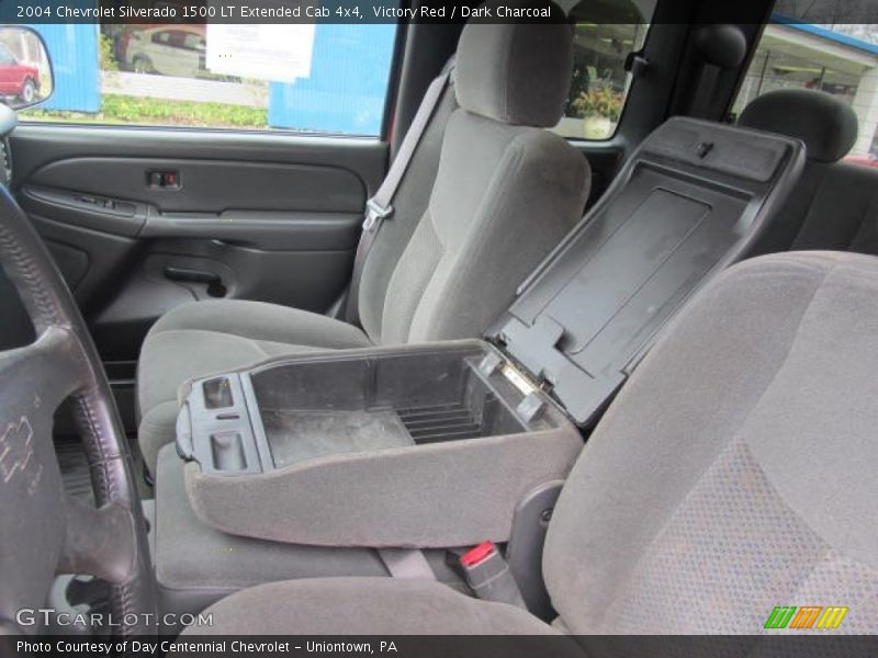 Victory Red / Dark Charcoal 2004 Chevrolet Silverado 1500 LT Extended Cab 4x4