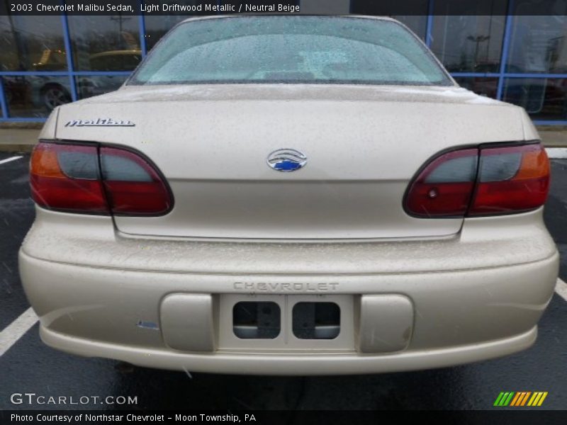 Light Driftwood Metallic / Neutral Beige 2003 Chevrolet Malibu Sedan