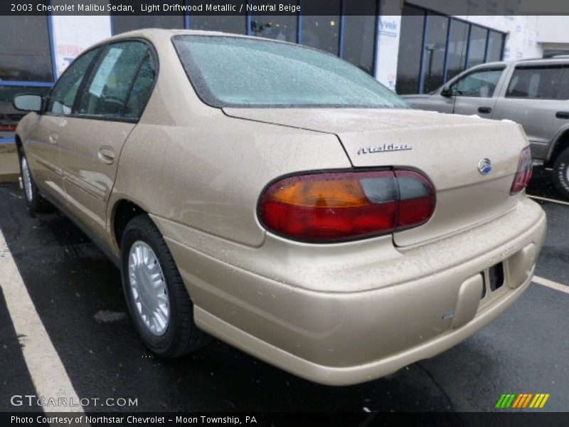 Light Driftwood Metallic / Neutral Beige 2003 Chevrolet Malibu Sedan