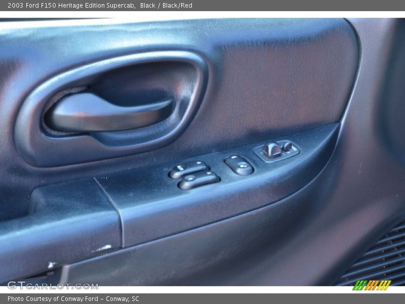 Black / Black/Red 2003 Ford F150 Heritage Edition Supercab