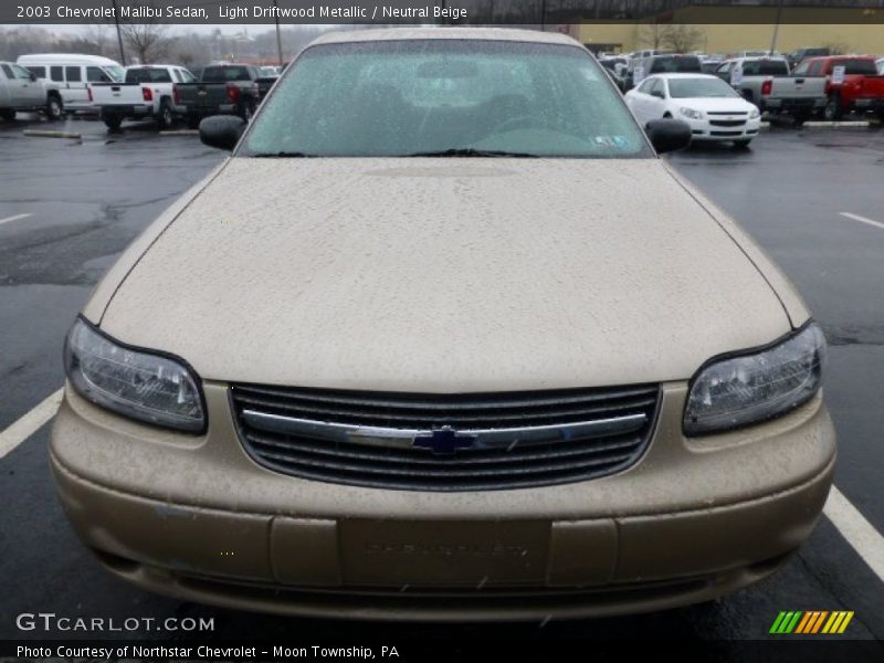 Light Driftwood Metallic / Neutral Beige 2003 Chevrolet Malibu Sedan