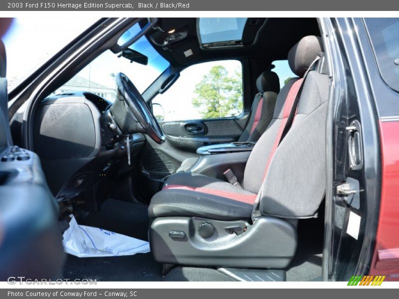  2003 F150 Heritage Edition Supercab Black/Red Interior