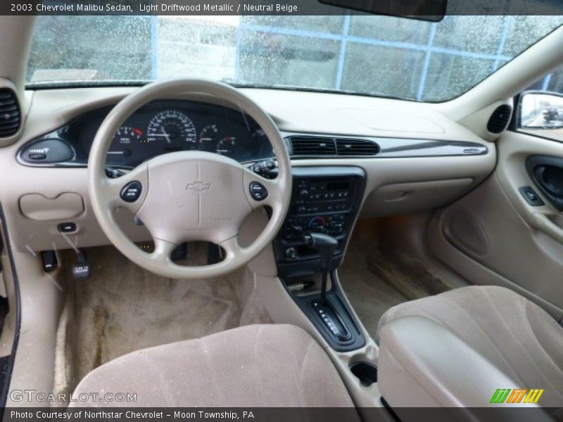 Neutral Beige Interior - 2003 Malibu Sedan 