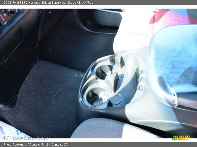 Black / Black/Red 2003 Ford F150 Heritage Edition Supercab