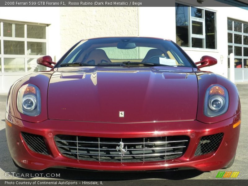  2008 599 GTB Fiorano F1 Rosso Rubino (Dark Red Metallic)