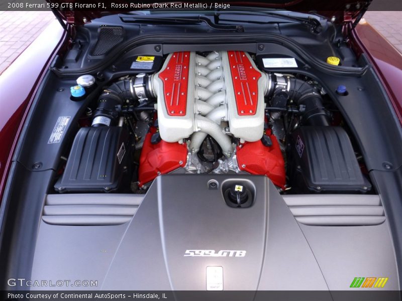  2008 599 GTB Fiorano F1 Engine - 6.0 Liter DOHC 48-Valve VVT V12