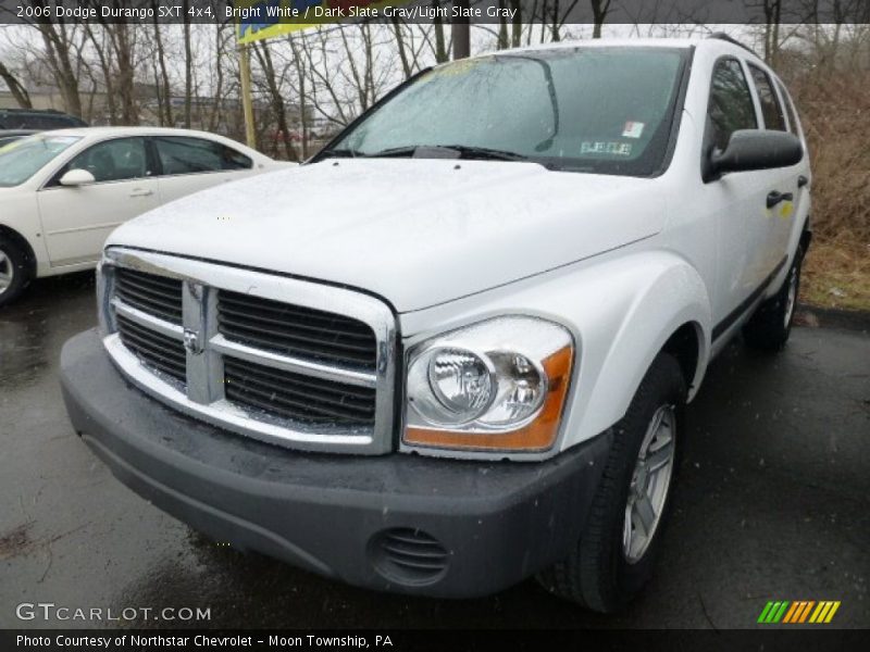 Bright White / Dark Slate Gray/Light Slate Gray 2006 Dodge Durango SXT 4x4