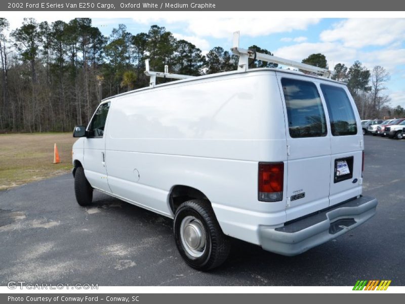 Oxford White / Medium Graphite 2002 Ford E Series Van E250 Cargo