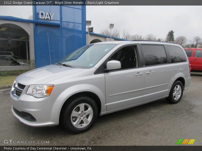 Bright Silver Metallic / Black/Light Graystone 2012 Dodge Grand Caravan SXT