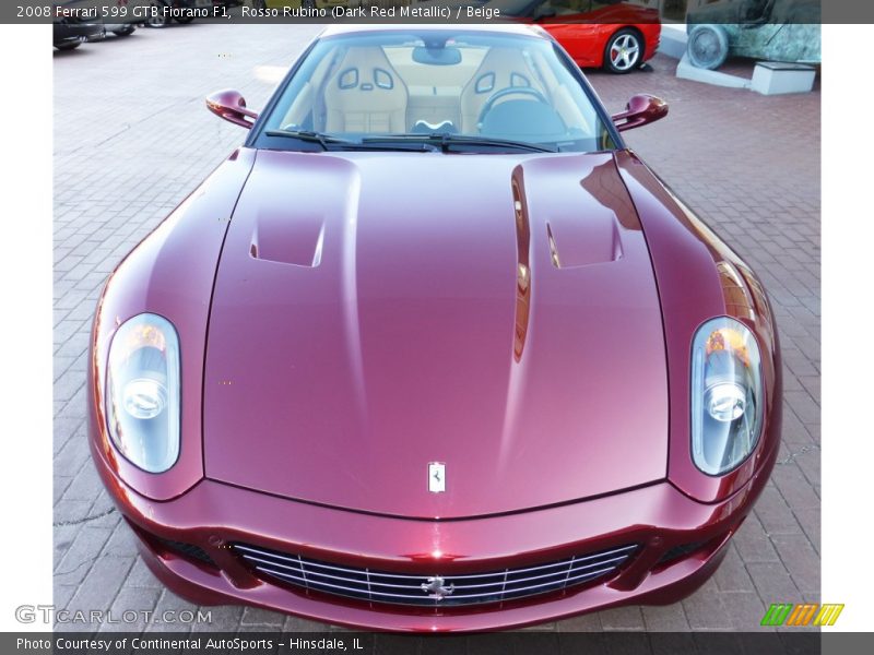  2008 599 GTB Fiorano F1 Rosso Rubino (Dark Red Metallic)