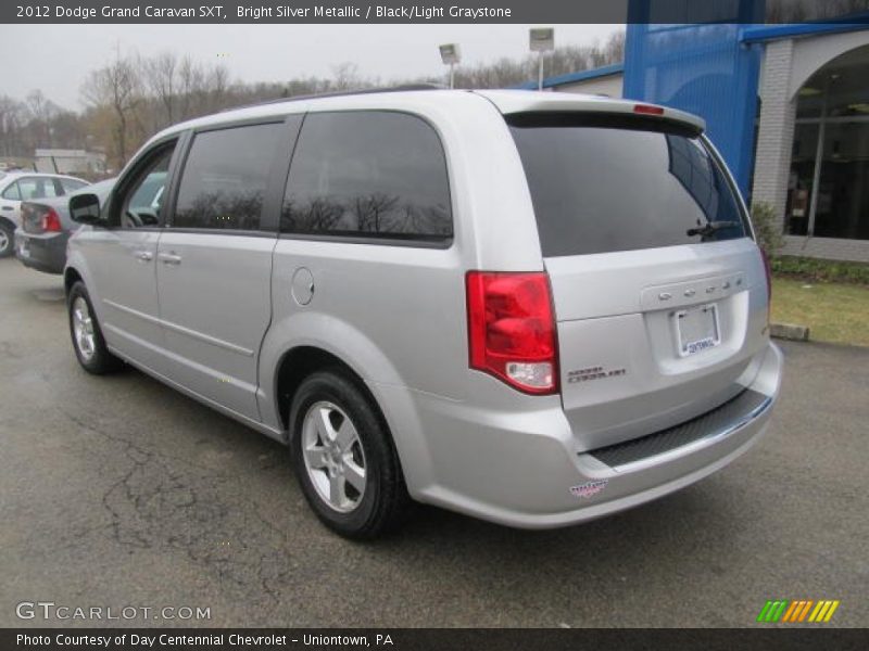 Bright Silver Metallic / Black/Light Graystone 2012 Dodge Grand Caravan SXT