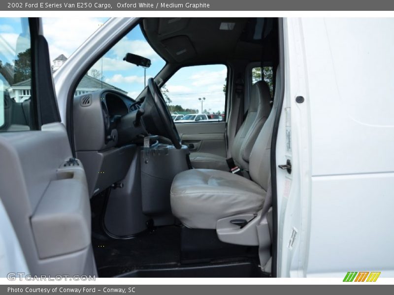 Oxford White / Medium Graphite 2002 Ford E Series Van E250 Cargo