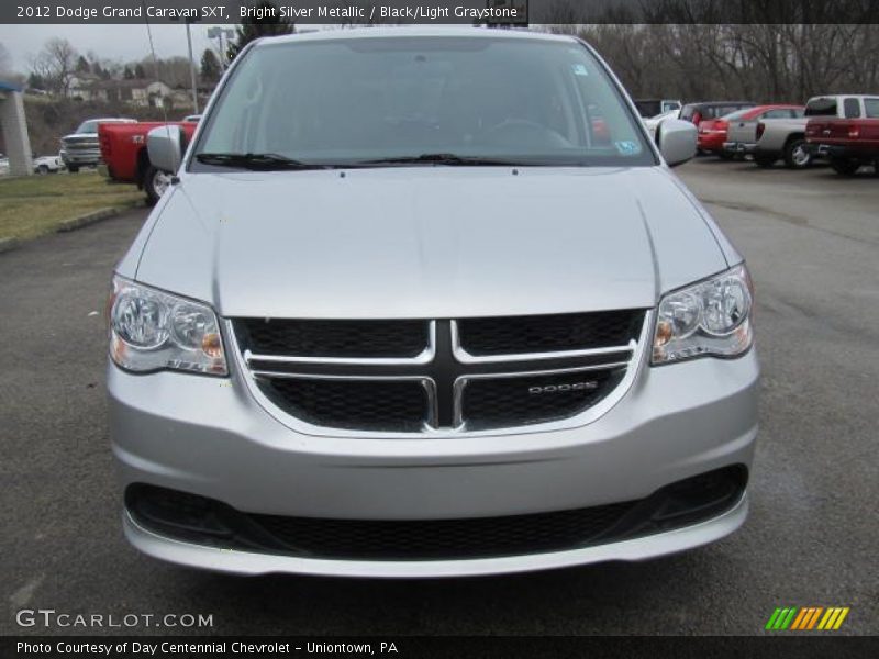 Bright Silver Metallic / Black/Light Graystone 2012 Dodge Grand Caravan SXT
