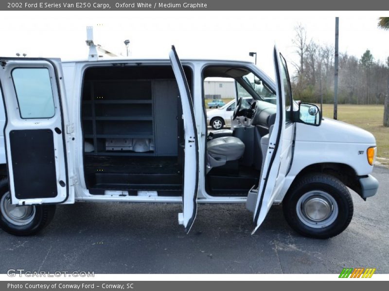 Oxford White / Medium Graphite 2002 Ford E Series Van E250 Cargo