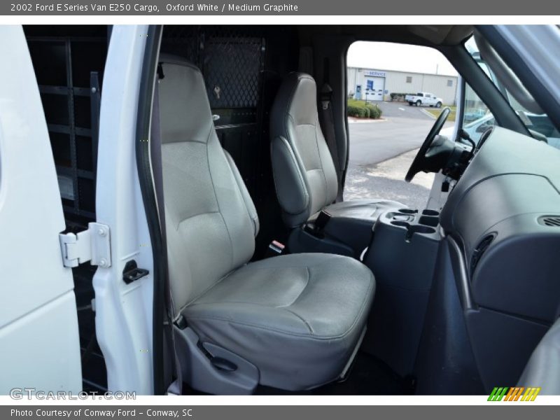 Oxford White / Medium Graphite 2002 Ford E Series Van E250 Cargo