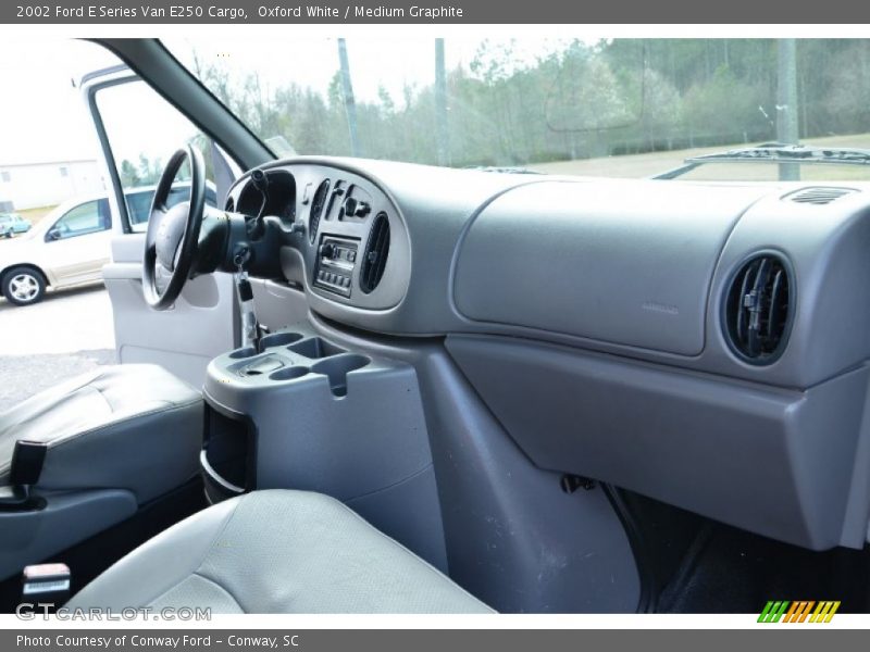 Oxford White / Medium Graphite 2002 Ford E Series Van E250 Cargo