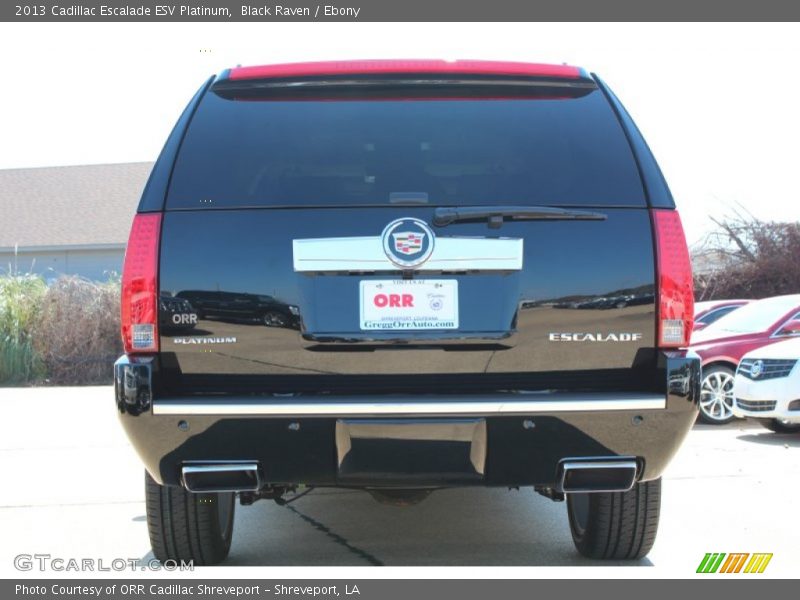 Black Raven / Ebony 2013 Cadillac Escalade ESV Platinum