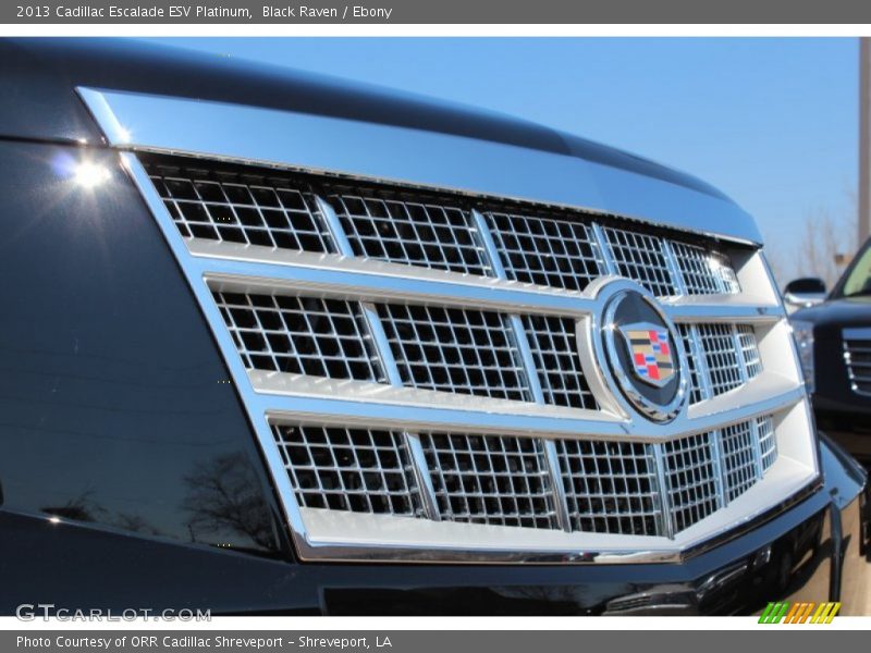 Black Raven / Ebony 2013 Cadillac Escalade ESV Platinum