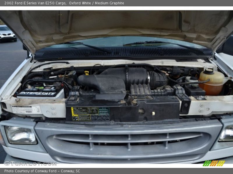 Oxford White / Medium Graphite 2002 Ford E Series Van E250 Cargo