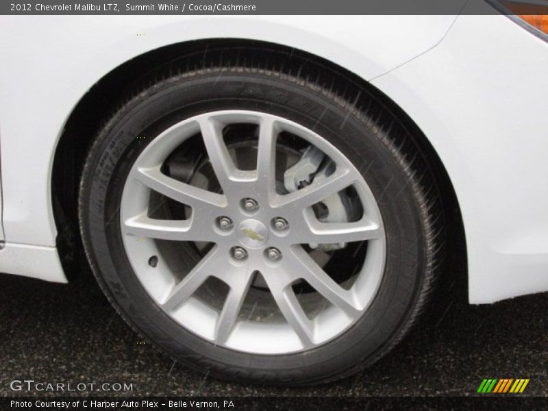 Summit White / Cocoa/Cashmere 2012 Chevrolet Malibu LTZ