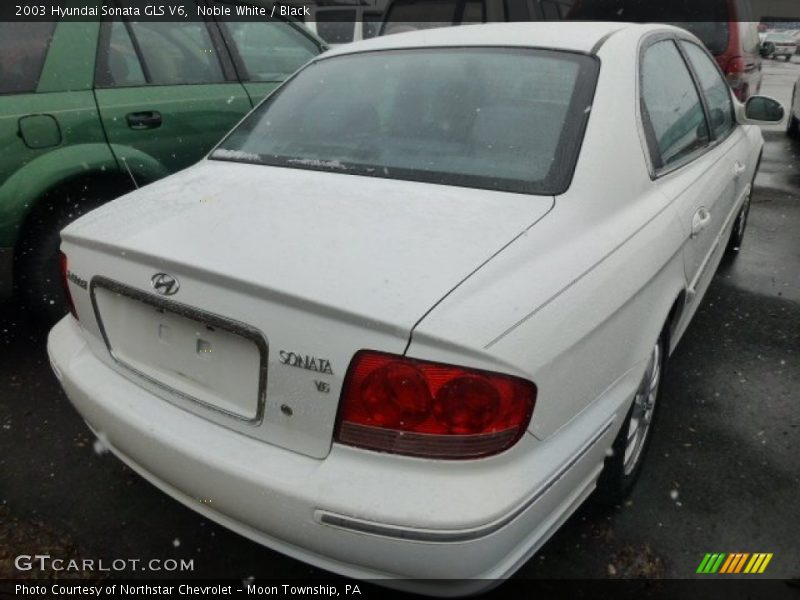 Noble White / Black 2003 Hyundai Sonata GLS V6