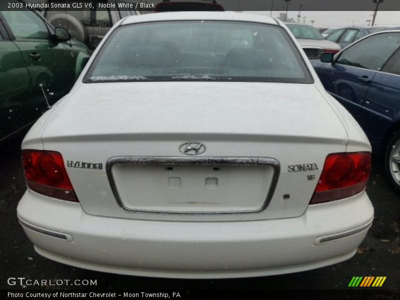 Noble White / Black 2003 Hyundai Sonata GLS V6
