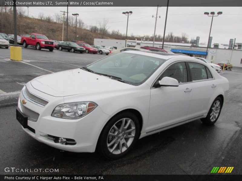 Summit White / Cocoa/Cashmere 2012 Chevrolet Malibu LTZ