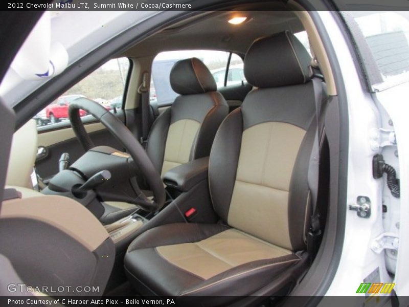Summit White / Cocoa/Cashmere 2012 Chevrolet Malibu LTZ
