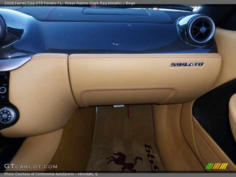 Dashboard of 2008 599 GTB Fiorano F1