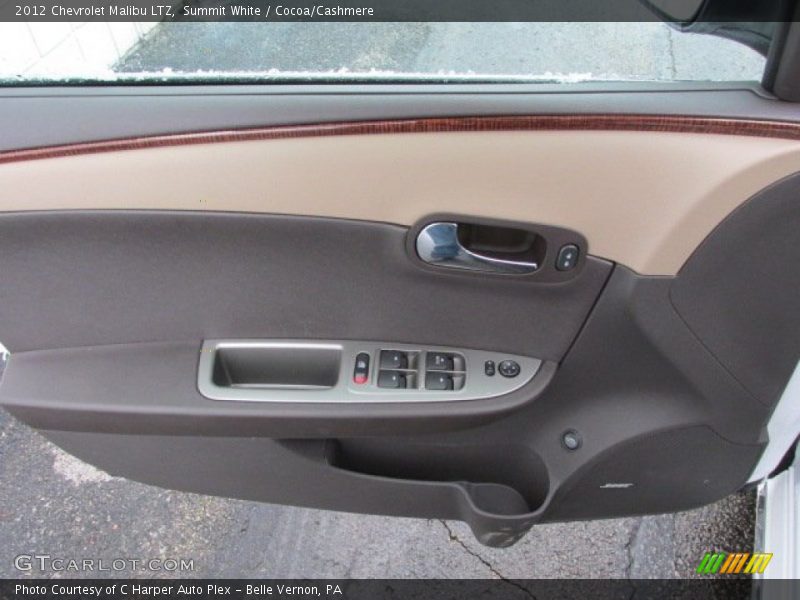 Summit White / Cocoa/Cashmere 2012 Chevrolet Malibu LTZ