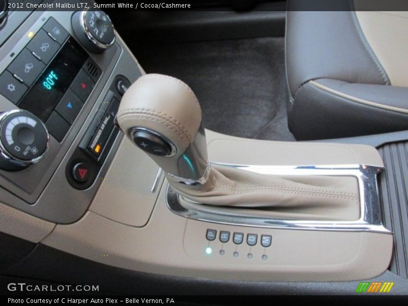 Summit White / Cocoa/Cashmere 2012 Chevrolet Malibu LTZ