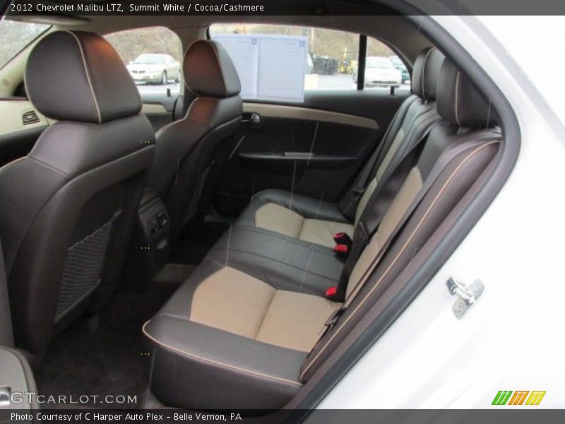 Summit White / Cocoa/Cashmere 2012 Chevrolet Malibu LTZ
