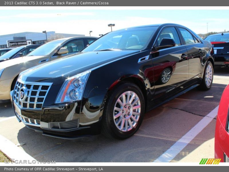 Black Raven / Cashmere/Cocoa 2013 Cadillac CTS 3.0 Sedan