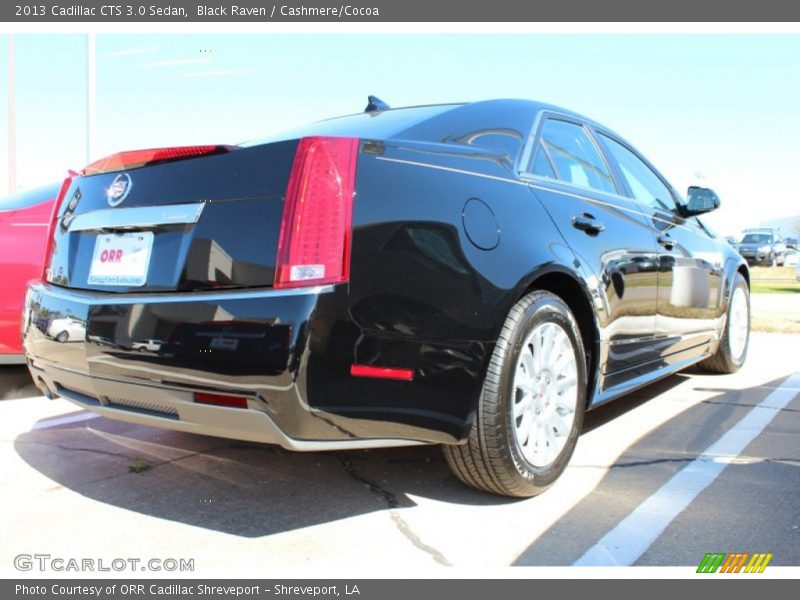 Black Raven / Cashmere/Cocoa 2013 Cadillac CTS 3.0 Sedan
