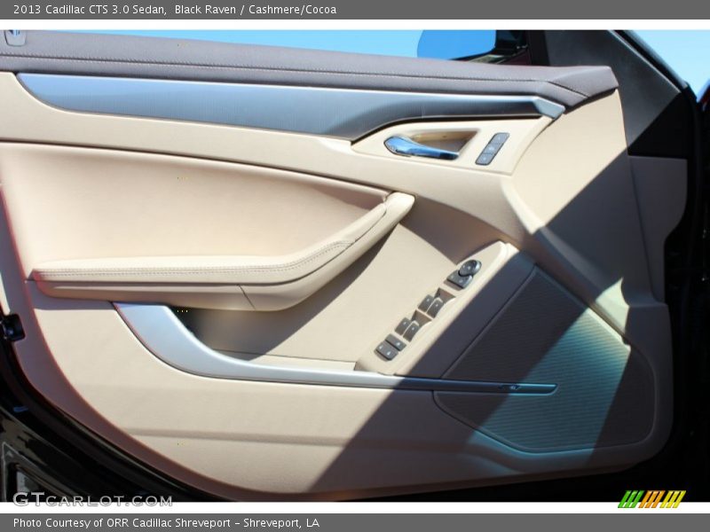 Black Raven / Cashmere/Cocoa 2013 Cadillac CTS 3.0 Sedan