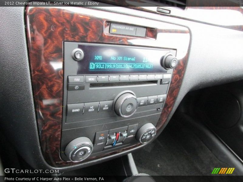 Silver Ice Metallic / Ebony 2012 Chevrolet Impala LT