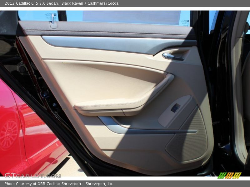 Black Raven / Cashmere/Cocoa 2013 Cadillac CTS 3.0 Sedan