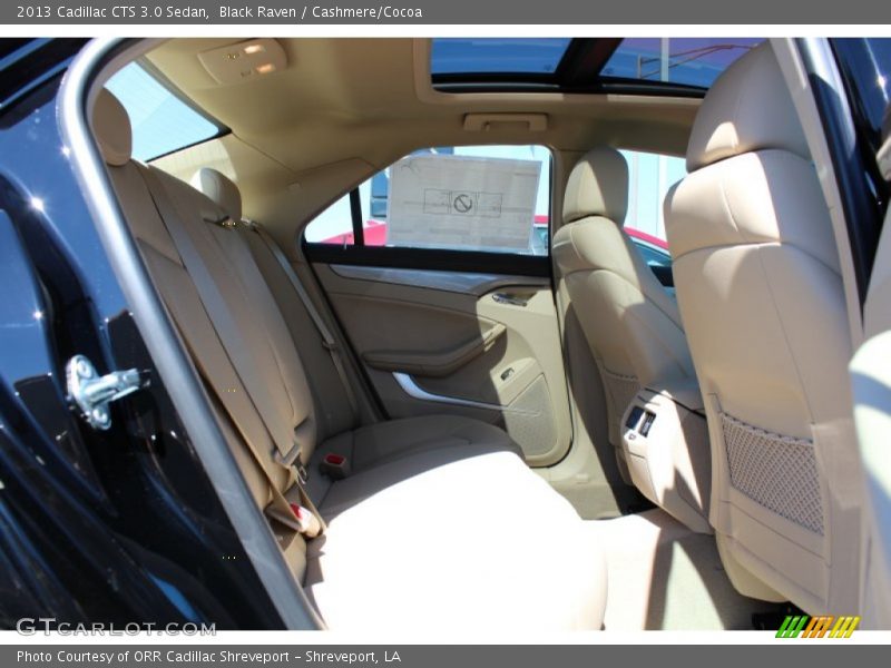 Black Raven / Cashmere/Cocoa 2013 Cadillac CTS 3.0 Sedan