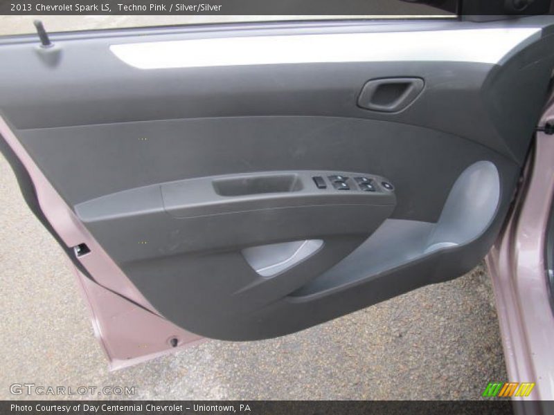 Techno Pink / Silver/Silver 2013 Chevrolet Spark LS