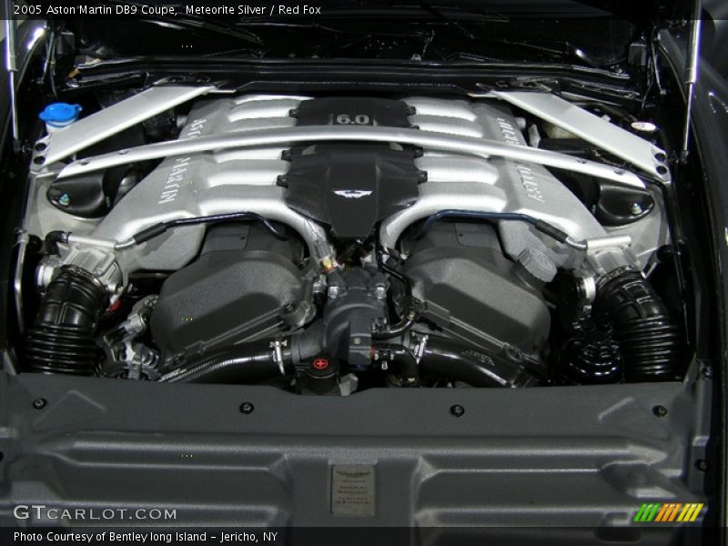 Meteorite Silver / Red Fox 2005 Aston Martin DB9 Coupe