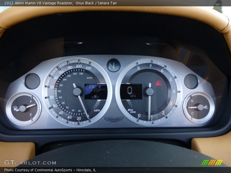  2012 V8 Vantage Roadster Roadster Gauges