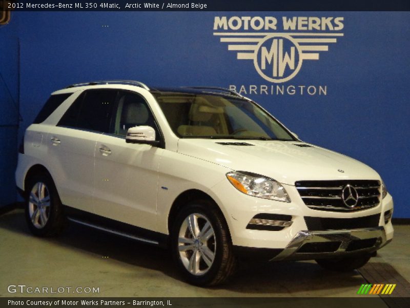 Arctic White / Almond Beige 2012 Mercedes-Benz ML 350 4Matic