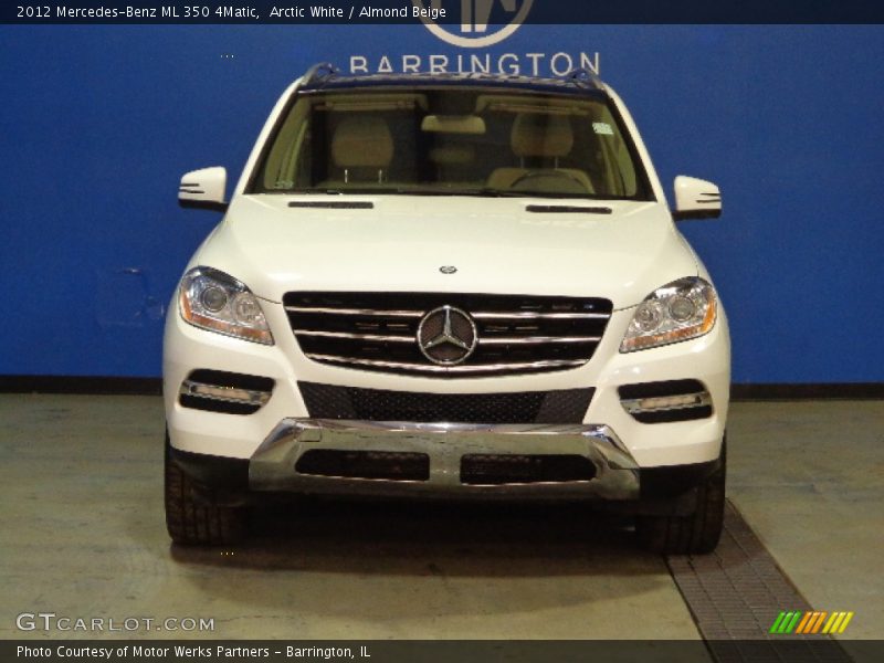 Arctic White / Almond Beige 2012 Mercedes-Benz ML 350 4Matic