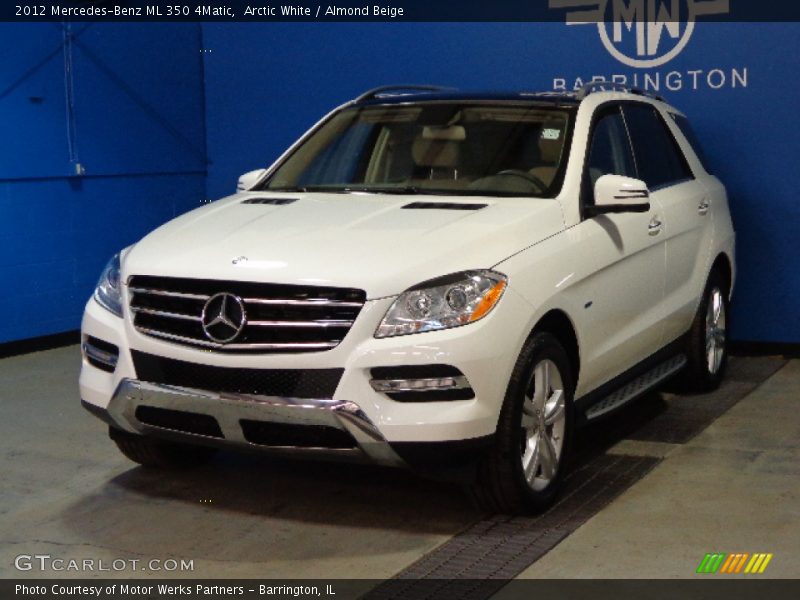 Arctic White / Almond Beige 2012 Mercedes-Benz ML 350 4Matic