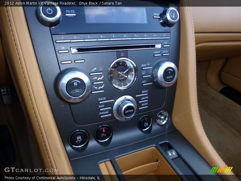 Controls of 2012 V8 Vantage Roadster
