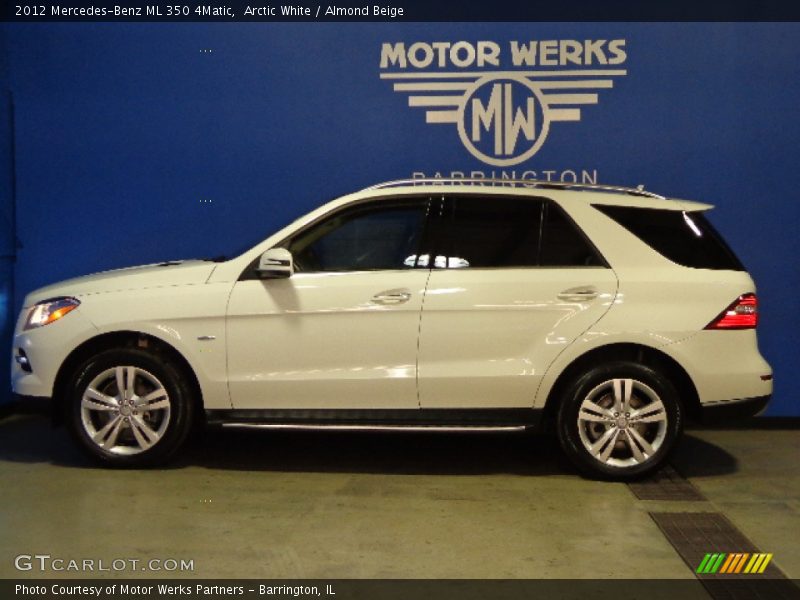 Arctic White / Almond Beige 2012 Mercedes-Benz ML 350 4Matic