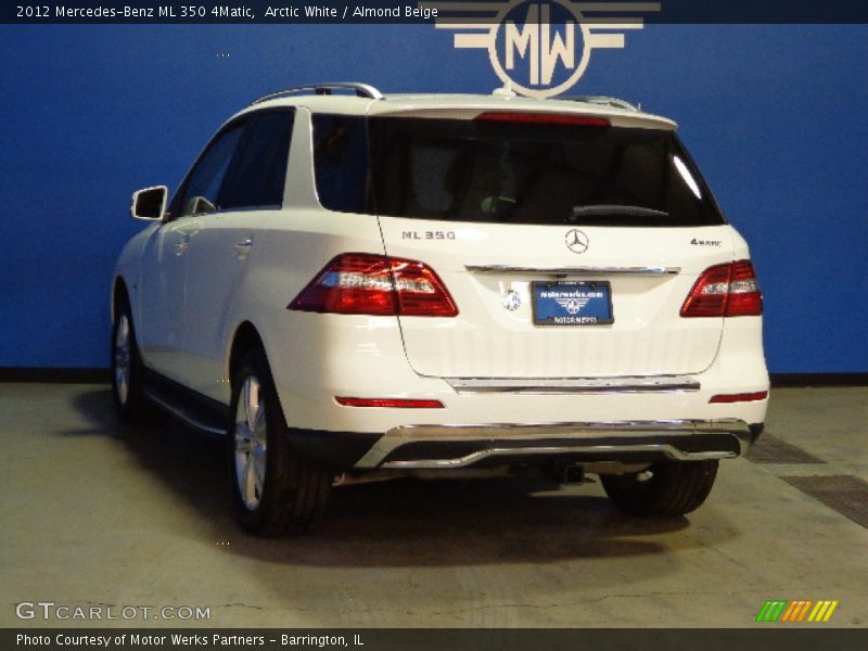 Arctic White / Almond Beige 2012 Mercedes-Benz ML 350 4Matic